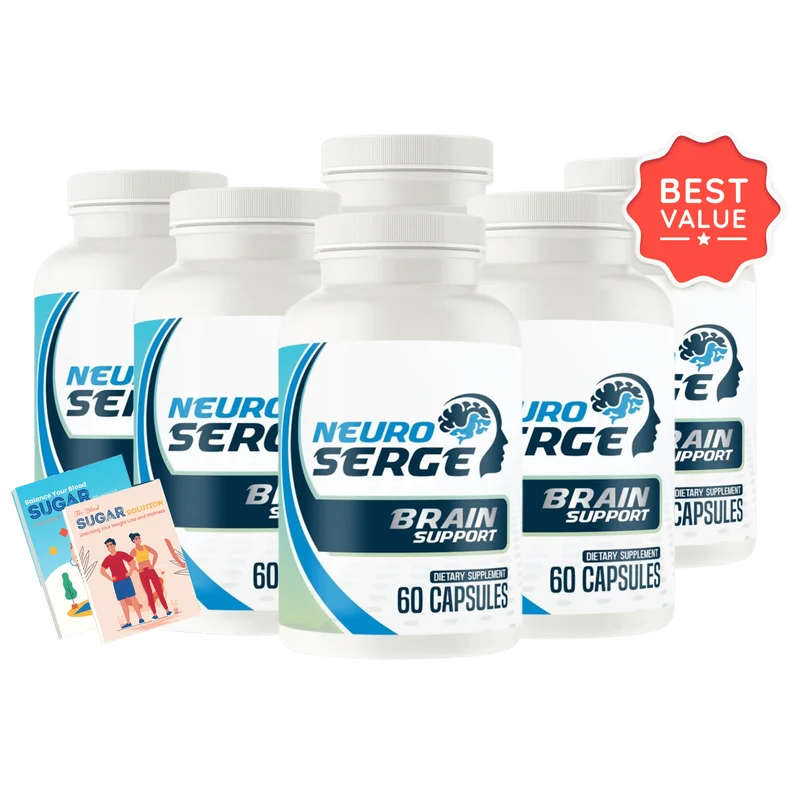 Neuro Serge Natural Cognitive Formula — 6 Bottle / 180 Day Pack